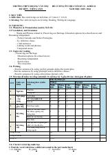 Đề cương ôn tập Học kì 2 Tiếng Anh 11 năm 2025–2026 trường THPT Hoàng Văn Thụ (Hà Nội)